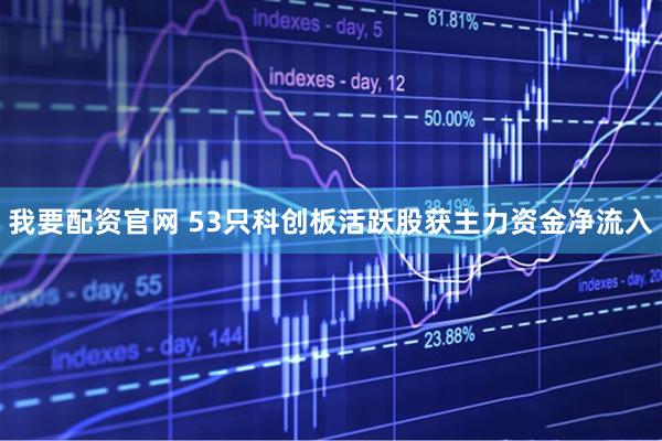 我要配资官网 53只科创板活跃股获主力资金净流入